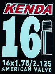 CAMARA KENDA 16X1.75-2.125  SCHR