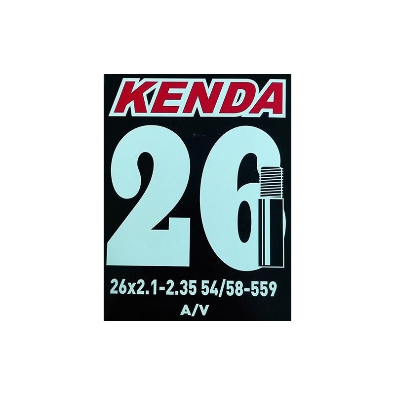 CAMARA KENDA MTB 26X2.1-2.35 V/SCHR