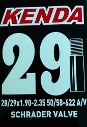 CAMARA KENDA 29X1.90/2.35 V/SCHRADER